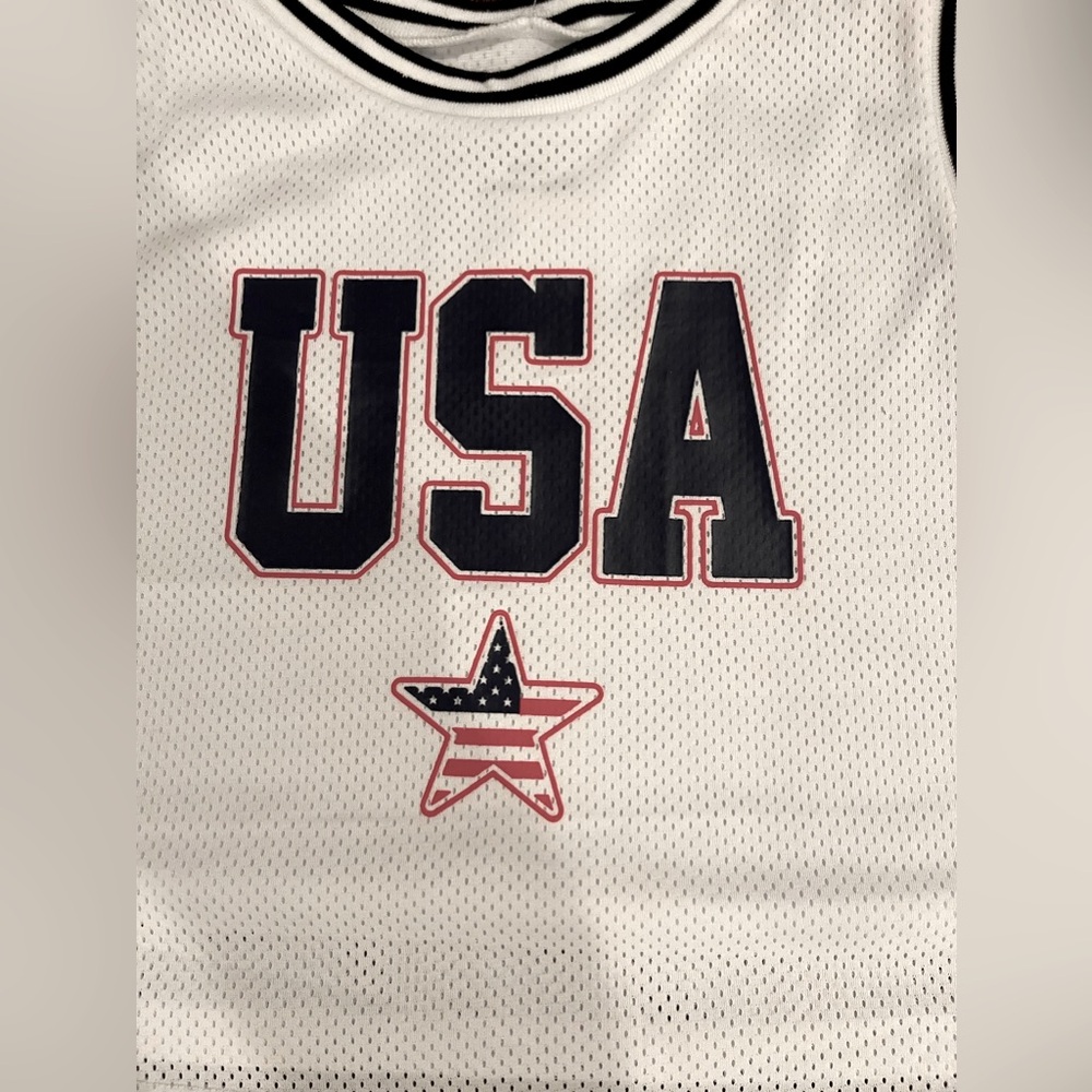 NWT USA 🇺🇸 Cropped Jersey Size XL - Picture 2 of 8